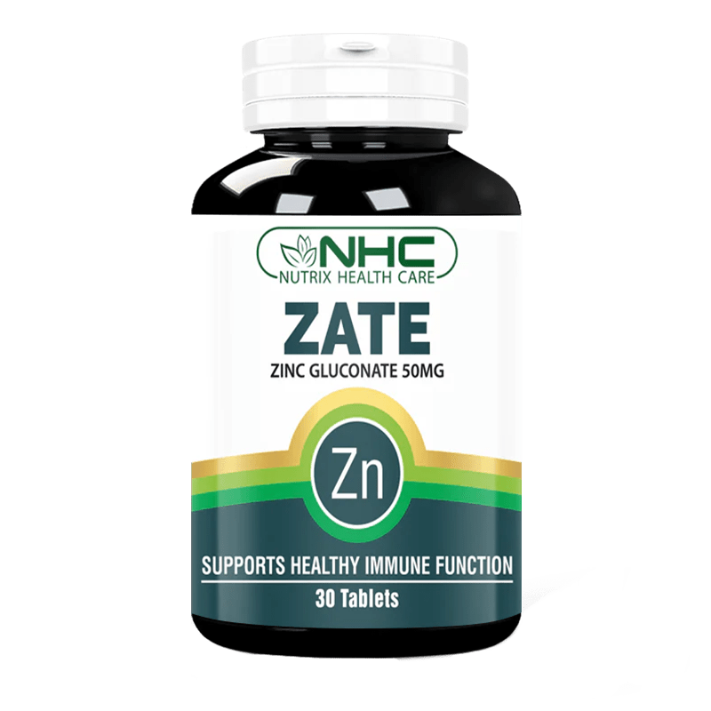 Zate Tablet zinc‑rich immune support supplement, Nutrix Health Care