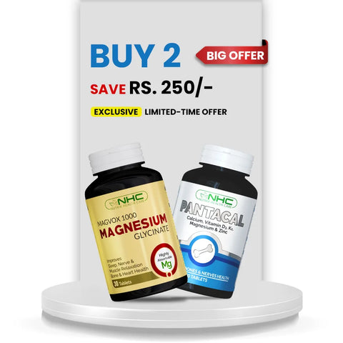 Magvox 1000 & Pantacal Bone & Muscles Support Duo - Save Rs. 250 - Online Exclusive