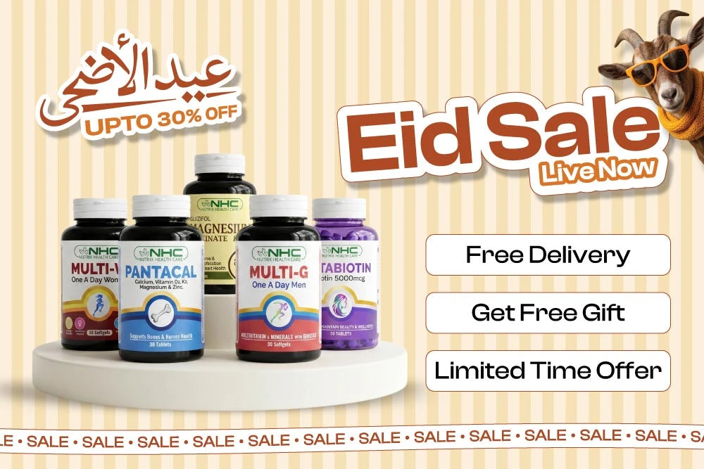 Eid ul Adha Sale — Up to 30% Off on Multivitamins & Supplements