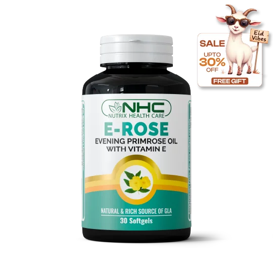 E-Rose (Evening Primrose Oil 500mg Supplement)