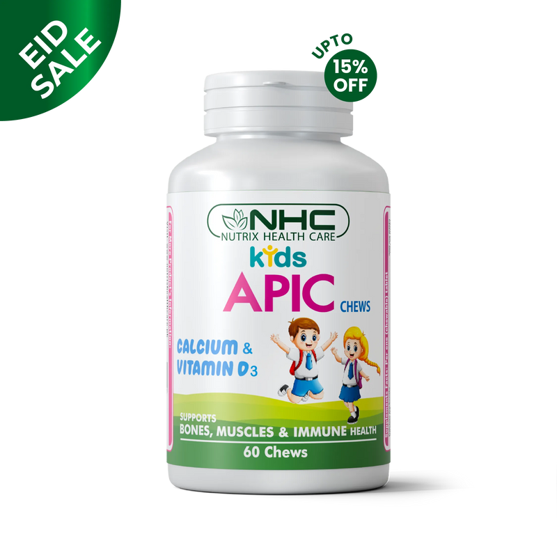Apic Chewable Calcium & Vitamin D3 tasty, Nutrix Health Care