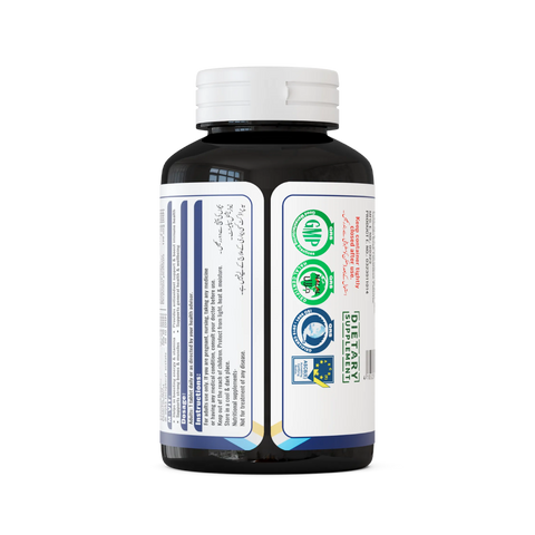 NHC M-Vit One A Day Multivitamin 30 Tablets – back label showing dosage, GMP & Halal certified dietary supplement
