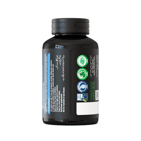 NHC Men S Trib Male Fertility Support 30 Tablets – back label showing dosage, GMP & Halal certified dietary supplement