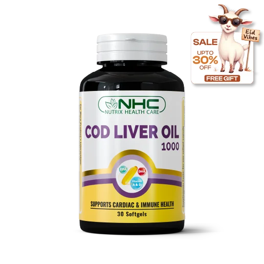 Cod Liver Oil (1000mg Softgels)