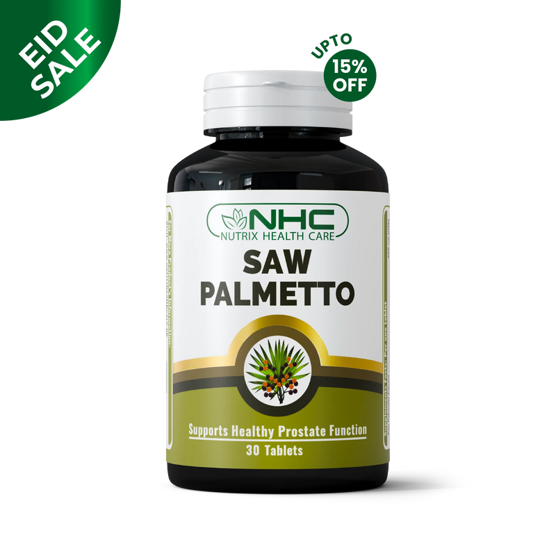 Nutrix Health Care Saw Palmetto Tablet, prostate & urinary flow support supplement