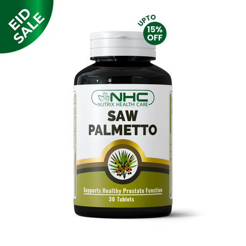 Nutrix Health Care Saw Palmetto Tablet, prostate & urinary flow support supplement