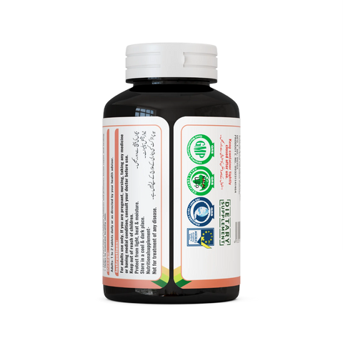 NHC SCOZ Vitamin C and Zinc 30 Tablets – back label showing dosage, GMP & Halal certified dietary supplement