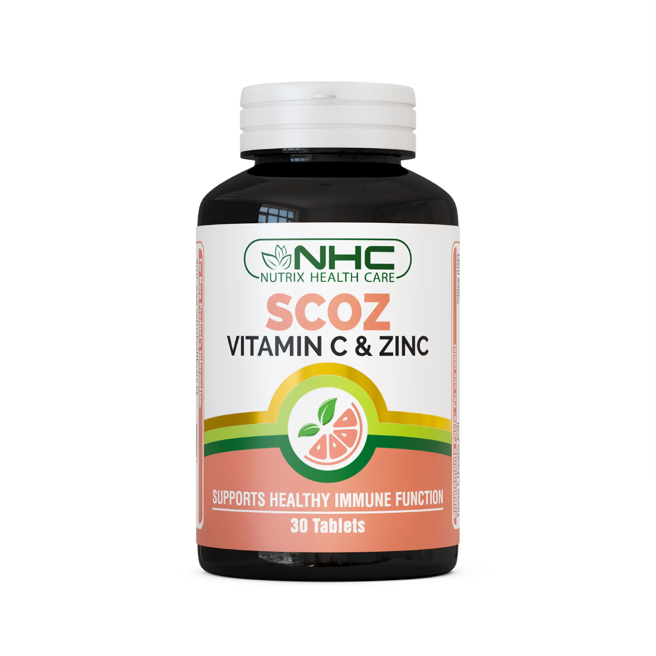 Scoz Vitamin C & Zinc supplement for immune support