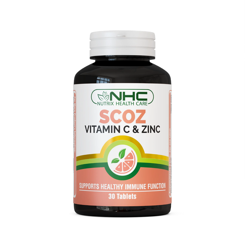 Scoz Vitamin C & Zinc supplement for immune support