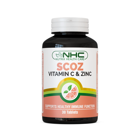 Scoz Vitamin C & Zinc supplement for immune support