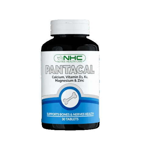 NHC Pantacal Calcium Vitamin D3 K2 Magnesium Zinc Tablets – Pack of 2 Bottles, Best Bone Health Supplement in Pakistan