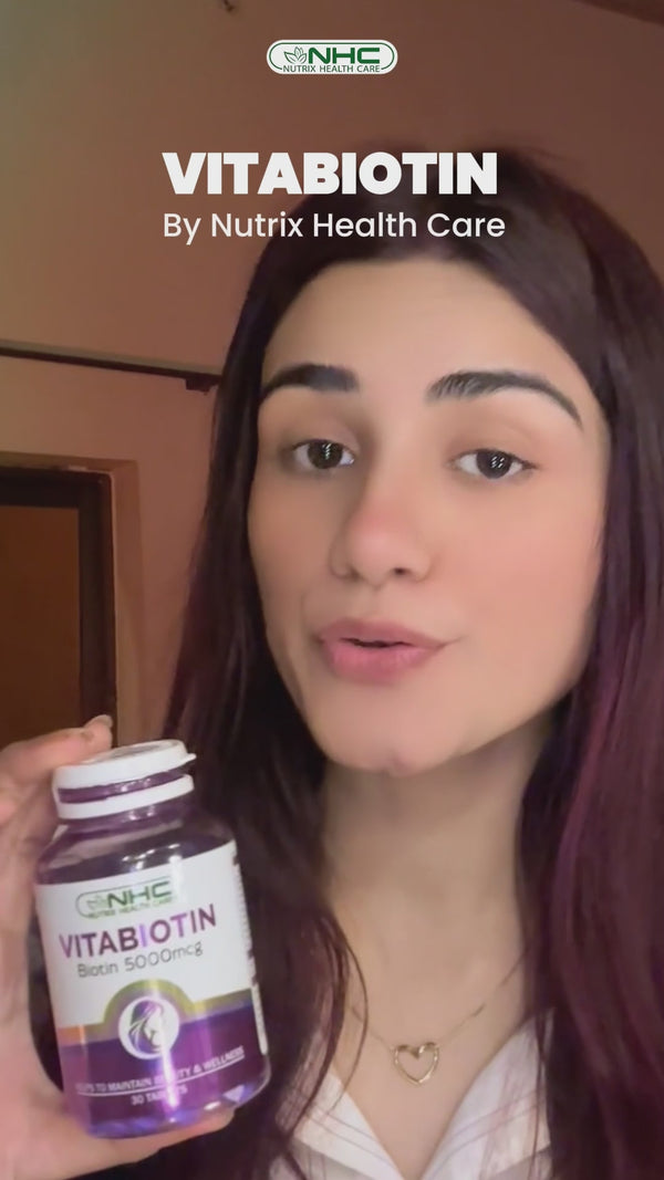 VitaBiotin biotin supplement by Nutrix Health Care Pakistan